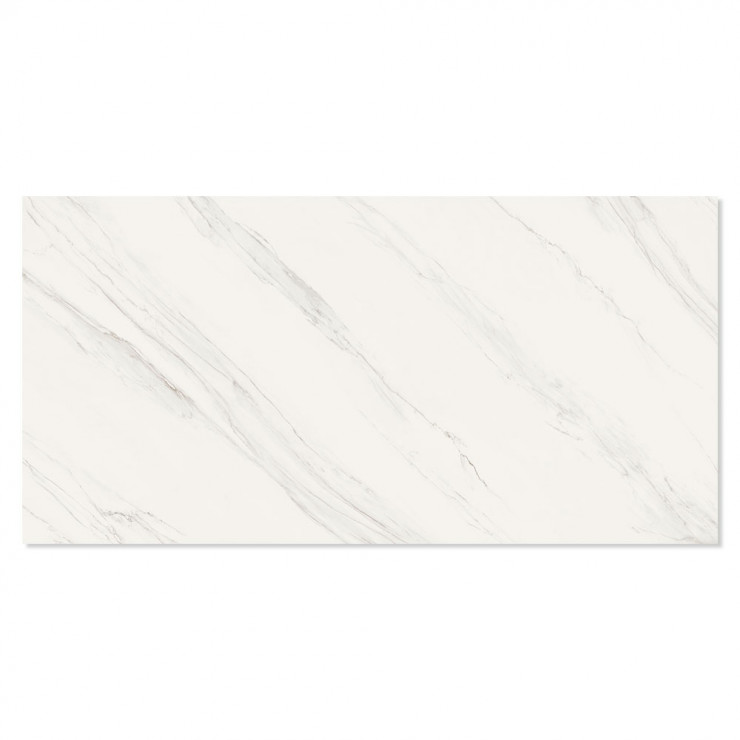 Marmor Klinker Touche Vit Blank Polerad 150x320 cm-1